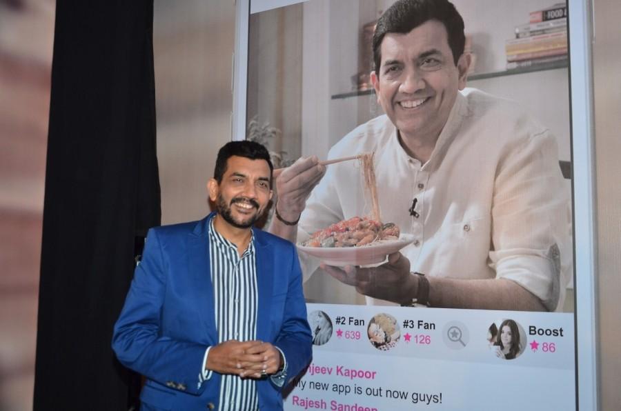 Celebrity chef, entrepreneur writer and television personality, Sanjeev Kapoor, announced today the release of his new mobile app in collaboration with New York-based tech firmEscapeX. The new app will enable fans to access the Chef’s social handles (Facebook, Twitter, Instagram) and directly interact with him through the in-app social feed. This provides an unparalleled experience for his large fan base, who will enjoy unique & exclusive content from Sanjeev Kapoor and a personal view of his life. Sanjeev Kapoor,actor Sanjeev Kapoor