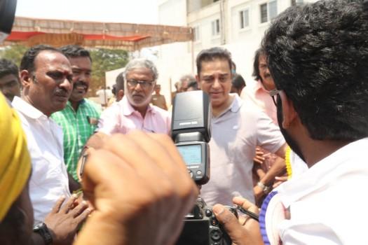 Tamil Film Producers Council Election 2017 held at Woodlands Theater in Chennai. Celebs like Rajinikanth, Kamal Haasan, Vishal, Prakash Raj, Kalaipuli S Thanu, Mansoor Ali Khan, AR Murugadoss, SA Chandrasekar, Arun Pandian, Pandiraj, Mysskin, Nassar, Radhika Sarathkumar, Radha Ravi, Devayani, Rajakumaran, Aishwarya R. Dhanush, K Bhagyaraj and other graced the event.