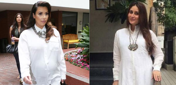 Did Kim Kardashian inspire Kareena Kapoor Khan's glamourous looks? Kim Kardashian,actress Kim Kardashian,Kim Kardashian style,Kim Kardashian fashion,Kim Kardashian glamourous looks,Kareena Kapoor Khan,Kareena Kapoor Khan pregnant