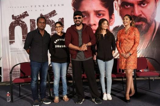 Telugu movie Guru success meet held at Prasad Labs, Jubilee Hills in Hyderabad on 04th April. Celebs like Venkatesh, Ritika Singh, Mumtaz Sorcar, Sudha Kongara Prasad and others graced the event.