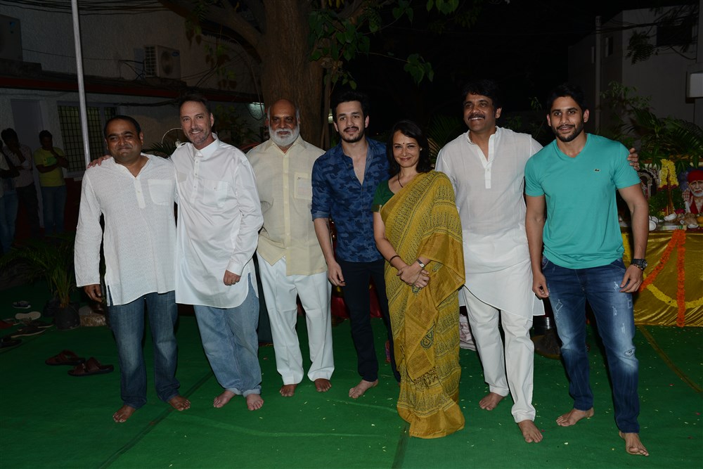 Nagarjuna Launches Akhil-Vikram K Kumar New Movie - Photos,Images ...