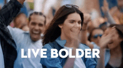 Kendall Jenner turns blonde for TV ad.
