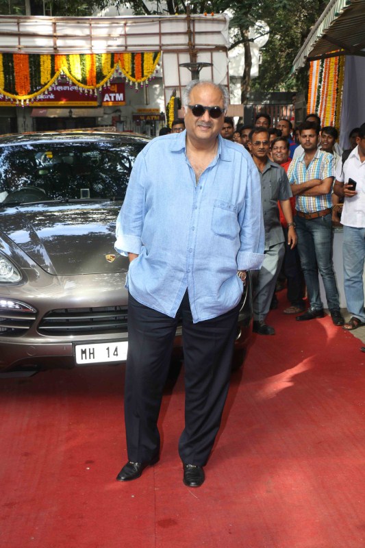 Bollywood actor Boney Kapoor during the inauguration of the new Central Board of Film Certification (CBFC) office at the Film Division campus in Mumbai on April 4, 2017. Sonu Sood,Boney Kapoor,Mukesh Bhatt,Krishan Kumar,filmmaker Vashu Bhagnani,Ramesh Taurani,Vipul Shah,Amitabh Bachchan,CBFC office