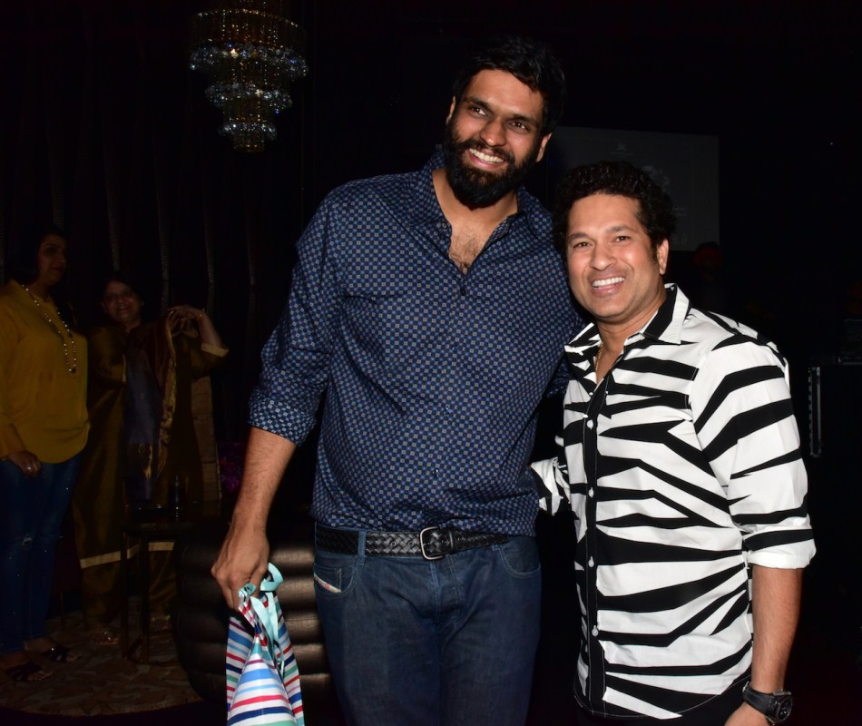 The film which traces the icon’s evolution as one of the greatest cricketers of all times, took nearly 3 years in the making and is scheduled for release across the globe in multiple languages on 26th of May this year. Sachin: A Billion Dreams,Sachin Tendulkar,Ravi Bhagchandka,Sachin Tendulkar movie wrap up party,Ravi Bhagchandka birthday