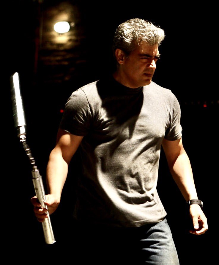 Vivegam stars Ajith as an Interpol agent while Kajal Aggarwal and Akshara Haasan will be seen in pivotal roles. After "Veeram" and "Vedalam", the V sentiment in the title continues for the third time in a row for Ajith and director Siva. Ajith,Vivegam,Vivegam poster,Vivegam second poster,Vivegam pics,Vivegam images,Vivegam stills,Vivegam photos