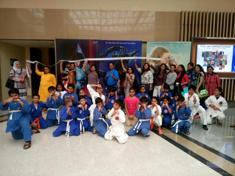 The Kudo International Federation India has supported Taapsee Pannu's Naam Shabana in a very special way. The students of The Kudo International Federation India, which comprises of mostly kids have seen the film in theater by wearing their Kudo uniforms as a sign of support towards the films. This has happened in Kurla in Mumbai and many other places like Surat, Navsari, Valsad, Buldhana, Goa and Bihar and will continue to happen. The Kudo International Federation India,Naam Shabana,Naam Shabana promotion,Naam Shabana movie promotion,Taapsee Pannu,Taapsee Pannu's Naam Shabana