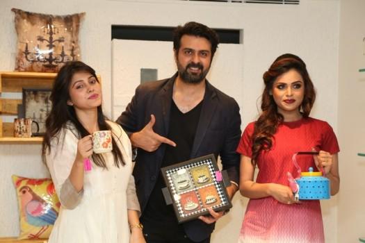 Bollywood actor Harman Baweja Launches VR franchise Store at Banjara Hills in Hyderabad on April 6, 2017.