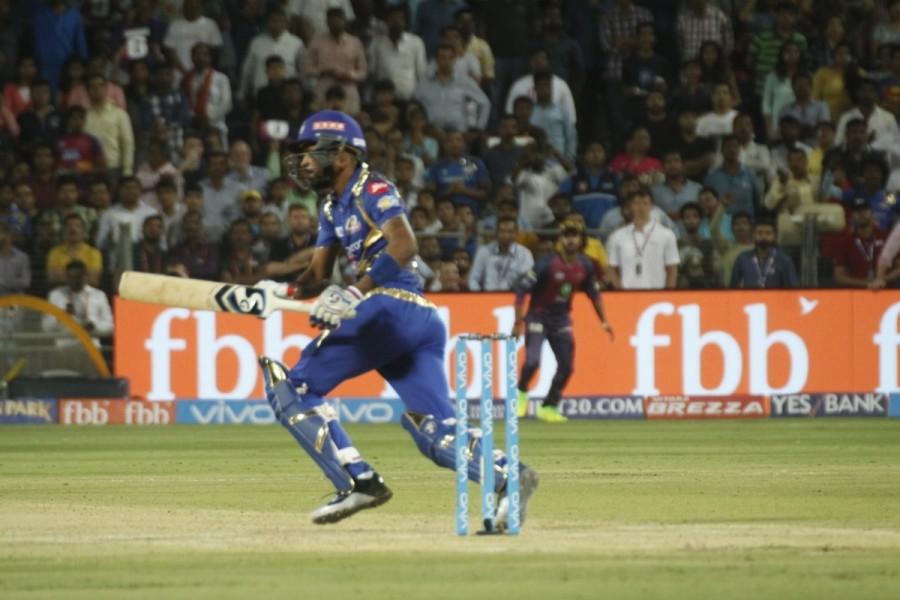 Australian leggie Adam Zampa then added to the misery for the visitors by picking the crucial wicket of Rana (34), comfortably caught by Bhatia at deep midwicket. Rana looked good for his 28-ball knock, consisting a four and two sixes, but it was the 30-run fourth-wicket stand with Rayudu and 18 runs with Pollard (27) that mattered more. Pollard, who was dropped by M.S. Dhoni on 22, struggled to get the big shots before falling to a stunning running catch by Mayank Agarwal at the long-on boundary off Stokes. Smith,Rahane,Pune to victory over Mumbai,Ajinkya Rahane,Steven Smith,Mumbai Indians,Indian Premier League,Indian Premier League 2017,IPL,IPL 2017