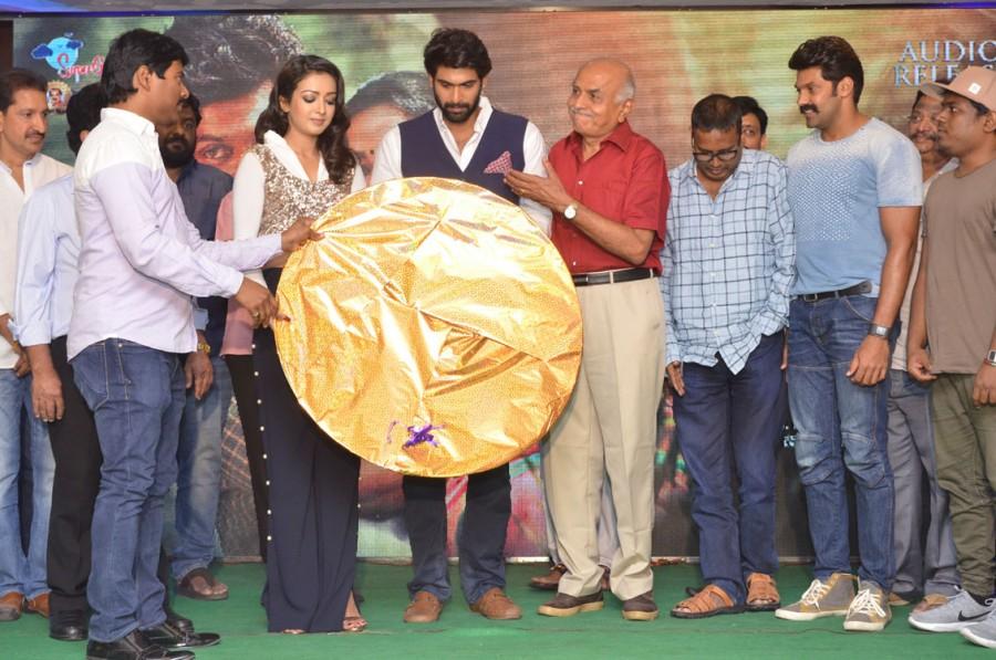 Telugu movie Gajendrudu audio launch event held at Hyderabad. Celebs like Arya, Catherine Tresa, Rana Daggubati, Yuvan Shankar Raja, RB Choudary, Vamsi Paidipally, Ragava, K Atchi Reddy, SV Krishna Reddy, Vamsy, Bhimaneni Srinivasa Rao, NV Prasad, Gunasekhar, Manjusha and others graced the event. Arya,Catherine Tresa,Rana Daggubati,Yuvan Shankar Raja,RB Choudary,Vamsi Paidipally,Ragava,Gajendrudu,Gajendrudu audio launch,Gajendrudu audio launch pics,Gajendrudu audio launch images,Gajendrudu audio launch photos,Gajendrudu audio launch stills,Gajendr