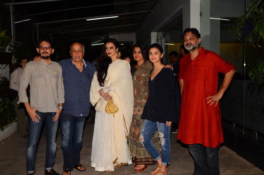 The recent screening of Begum Jaan was a star-studded affair. Bollywood stars like Vidya Balan, Rekha, Alia Bhatt, Sidharth Roy Kapur, Mahesh Bhatt and others spotted at special screening. Vidya Balan,Rekha,Alia Bhatt,Sidharth Roy Kapur,Mahesh Bhatt,Begum Jaan,Begum Jaan special screening,Begum Jaan special screening pics,Begum Jaan special screening images,Begum Jaan special screening photos,Begum Jaan special screening stills,Begum Jaan s