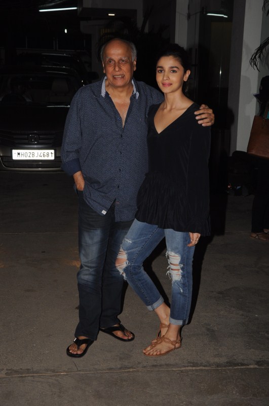 Mahesh Bhatt and Alia Bhatt spotted at Begum Jaan special screening. Vidya Balan,Rekha,Alia Bhatt,Sidharth Roy Kapur,Mahesh Bhatt,Begum Jaan,Begum Jaan special screening,Begum Jaan special screening pics,Begum Jaan special screening images,Begum Jaan special screening photos,Begum Jaan special screening stills,Begum Jaan s