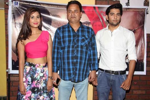 Check out the photos of Trailer launch of film Haq at Laddu studio.