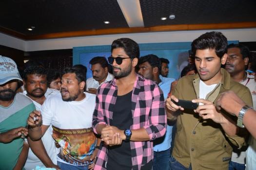 South Indian actor Allu Arjun's 34th birthday celebrations at FNCC.