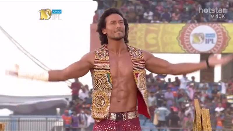 Tiger Shroff will be next seen entertaining the masses in his upcoming next film Munna Michael. Tiger Shroff,actor Tiger Shroff,Tiger Shroff dance performance,Tiger Shroff dance performance at IPL,IPL opening ceremony,IPL opening ceremony 2017,Aa raha hu main,Tiger Shroff enthralls the crowd