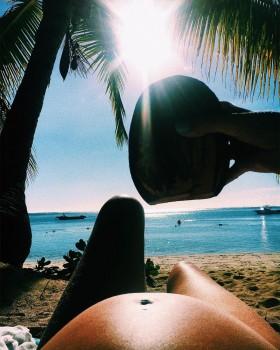 Natalie Portman flaunts her baby bump.