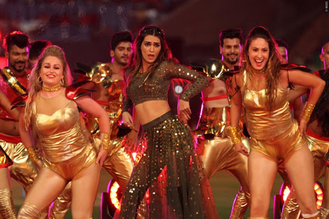 Kriti Sanon made her debut performance for IPL in Bangalore recently.