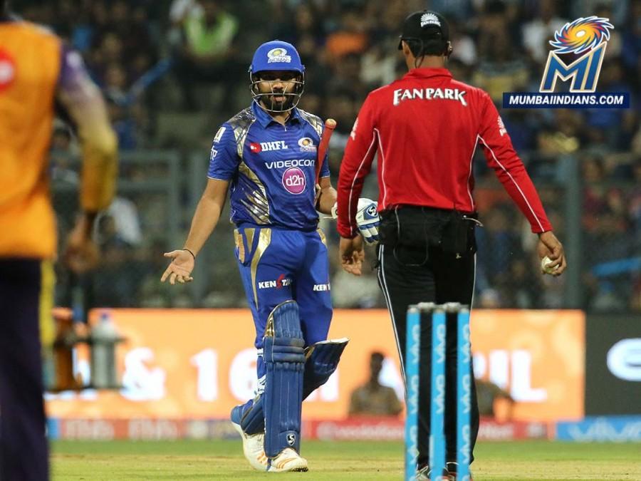 KKR suffered due to poor bowling at the death from New Zealander Trent Boult (3.5/47) and Ankit Rajpoot (3/37) as the duo went for 19 runs each in the 17th and 18h over respectively. In the last over, Mumbai needed 11 runs and they reached the target with one ball to spare. Mumbai got off to a flying start as their openers Parthiv Patel (30, 27b; 3x4, 1x6) and Jos Buttler joined hands for a 65-run association for the first wicket. Patel, who has the third-worst average in the IPL for anyone to have opened in the at least 20 innings, looked to be settling down as the Gujarat Ranji Trophy winning captain slog-swept chinaman Kuldeep Yadav for a huge six over wide long-on before the left-arm spinner got the back of the 32-year old. Parthiv looked to sweep down the leg side again coming across his stumps with the ball straightening from off stump towards middle for a simple leg before wicket decision. Mumbai Indians,Kolkata Knight Riders,Wankhede Stadium,KKR,MI vs KKR,Hardik Pandya,Nitish Rana,IPL,IPL 2017