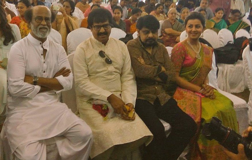 Tamil movie Neruppu Da Movie audio launch event held at Chennai. Celebs like Rajinikanth, Dhanush, Vishal, Prabhu, Vikram Prabhu, Nikki Galrani, Raghava Lawrence, Sangeetha, Suhasini Manirathnam, Sivakarthikeyan, Sangeetha Vijay, B. Ashok Kumar, Kalaipuli S Thanu, Vijay Milton, Ramkumar, Vivek, Amal Sufiya, Dharani, Vikraman, Dulquer Salmaan, Cheran, Suresh Kamatchi, Archana Kalpathi and others graced the event. Rajinikanth,Dhanush,Vishal,Prabhu,Vikram Prabhu,Nikki Galrani,Raghava Lawrence,Sangeetha,Suhasini Manirathnam,Sivakarthikeyan,Sangeetha Vijay,Neruppu Da audio launch,Neruppu Da,Neruppu Da audio launch pics,Neruppu Da audio launch images,Neruppu Da audio l