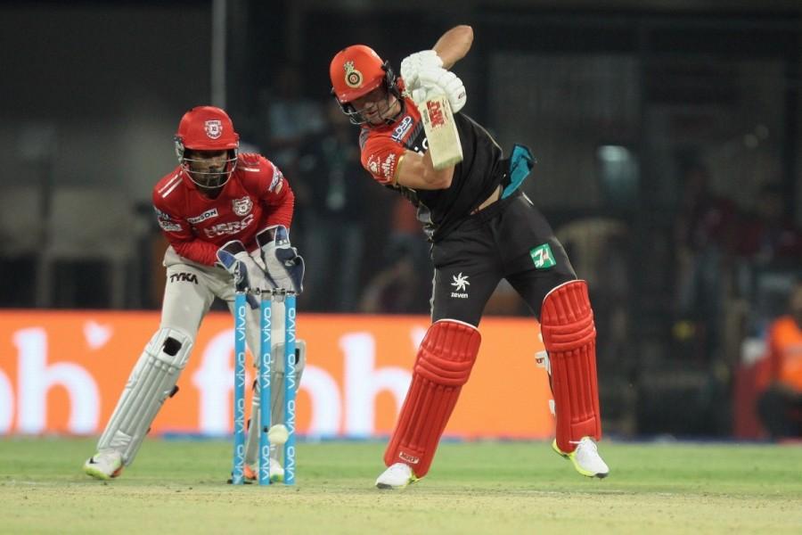 Kings XI Punjab rode on a solid batting performance by Hashim Amla and skipper Glenn Maxwell to thrash Royal Challengers Bangalore (RCB) by eight wickets in an Indian Premier League (IPL) match at the Holkar Stadium here on Monday. Chasing a 149-run target, Punjab were boosted by an unbeaten half-century by experienced opener Amla and a power-packed innings by Maxwell lower down the order and crossed the line with 33 balls to spare. Amla batted through the innings and remained unbeaten on 58 runs off 38 deliveries, hitting four boundaries and three sixes along the way. Maxwell played a typically explosive innings, smashing 43 runs off 22 balls with three boundaries and four massive hits into the stands. Punjab had a strong start to their chase as the opening pair of Amla and Manan Vohra added 62 runs between them in less than six overs. Hashim Amla,Glenn Maxwell,Royal Challengers Bangalore,Kings XI Punjab,IPL 10,IPL,IPL 2017,Indian Premier League,Indian Premier League 2017