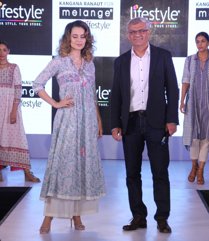 Bollywood actress Kangana Ranaut launches the latest Melange collection by Lifestyle, in Mumbai on April 11, 2017. Kangana Ranaut,Melange collection,Lifestyle,actress Kangana Ranaut,Kangana Ranaut latest pics,Kangana Ranaut latest images,Kangana Ranaut latest photos,Kangana Ranaut latest stills,Kangana Ranaut latest pictures