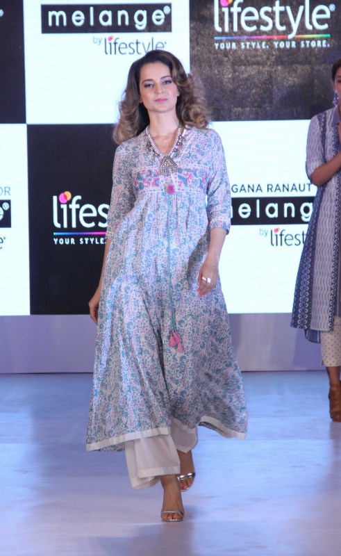 Bollywood actress Kangana Ranaut launches the latest Melange collection by Lifestyle, in Mumbai on April 11, 2017. Kangana Ranaut,Melange collection,Lifestyle,actress Kangana Ranaut,Kangana Ranaut latest pics,Kangana Ranaut latest images,Kangana Ranaut latest photos,Kangana Ranaut latest stills,Kangana Ranaut latest pictures