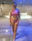 Iskra Lawrence gets wet and wild in bikini.