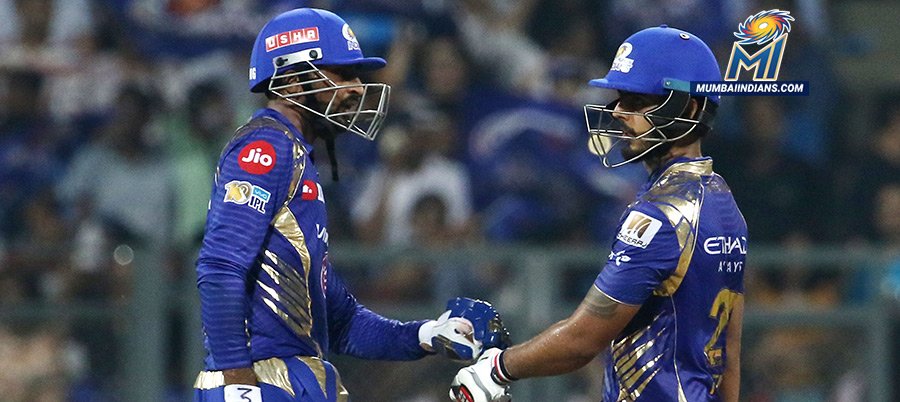 While Parthiv Patel and Jos Buttler gave Mumbai a good start with a 28-run opening partnership in three overs, Ashish Nehra struck the first blow for the visitors when he bowled Buttler with the first ball of the fourth over. Buttler had come down the track to a slower ball from Nehra but was outfoxed by the change of pace. The English batsman had scored 14 off 111 deliveries with three hits to the fence. Rohit Sharma could score only four runs from as many balls before Rashid Khan trapped him leg before in the next over. Patel was the next to go, caught by Bhuvneshwar while attempting to hit Hooda down the ground. Patel, who seemed to be in excellent touch, scored 39 runs from 24 deliveries which included seven boundaries. West Indies powerhouse Kieron Pollard did not last long, producing a run-a-ball 11 before pulling a shortish Bhuvneshwar delivery into the hands of Shikhar Dhawan at square leg. Mumbai Indians beat Sunrisers Hyderabad,Mumbai Indians,Sunrisers Hyderabad,IPL 2017,IPL,Indian Premier League,Indian Premier League 2017,Nitish Rana