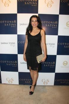 Pooja Bedi spotted during the launch of Home textiles Brand, Cottons & Satins store in Mumbai on April 13, 2017.