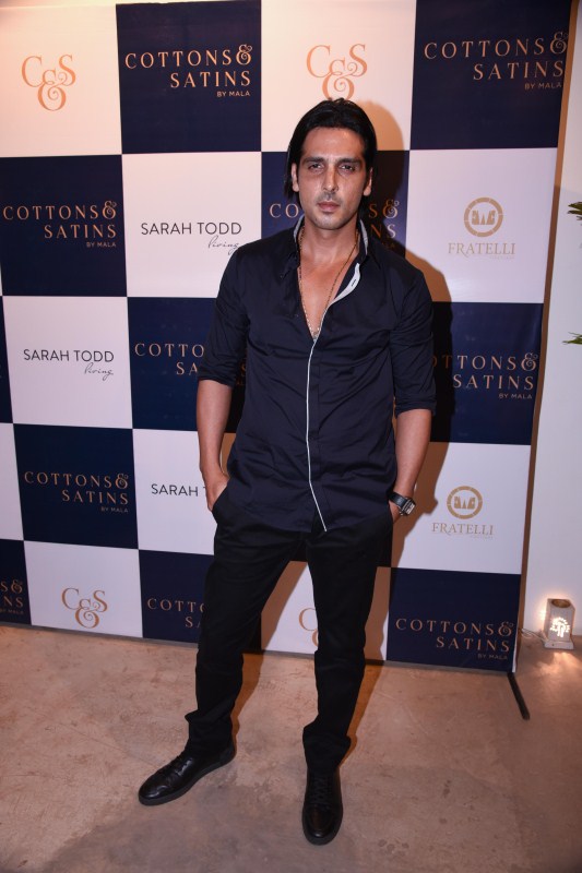 Zayed Khan spotted during the launch of Home textiles Brand, Cottons & Satins store in Mumbai on April 13, 2017. Cottons and Satins store,Launch of Cottons and Satins store,MasterChef Australia Sarah Todd,Pooja Bedi,Zayed Khan