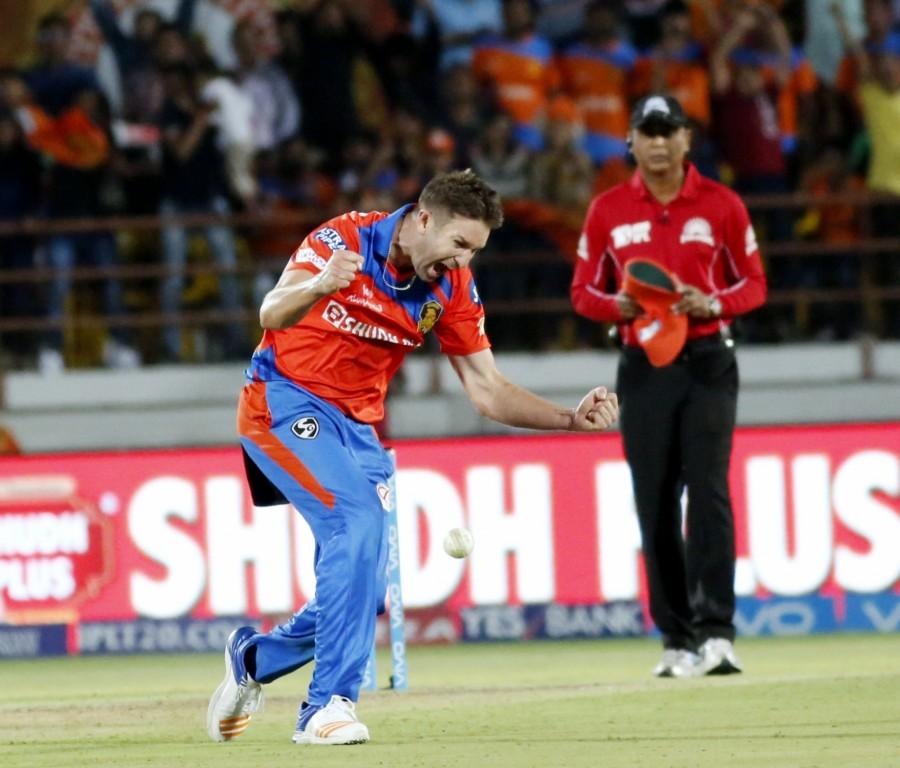 Tye's hat-trick was the second of the day after Royal Challengers Bangalore's leg-spinner Samuel Badree got another in the afternoon game against Mumbai Indians. Gujarat got off to a flier with the opening duo of Dwayne Smith (47) and Brendon McCullum (49) putting on 94 runs with none of the Pune bowlers having an answer to their onslaught. The West Indian started his innings with an unconvincing four to square leg off Ankit Sharma before gaining in confidence with a mammoth six on the fifth ball and then ending the over with another boundary through the covers to milk 16 runs. McCullum did not lag behind either to take fellow New Zealander Lockie Ferguson out of the park for a six over long-off before meting out special treatment to South African leg-spinner Imran Tahir, whose initial two overs cost Pune 35 runs. Gujarat Lions,Gujarat Lions beats Rising Pune Supergiant,Gujarat Lions trash Rising Pune Supergiant,GL beats RPS,GL trash RPS,Andrew Tye,Indian Premier League,Indian Premier League 2017,IPL,IPL 2017,Mahendra Singh Dhoni