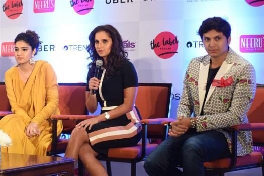 Tennis player Sania Mirza inaugurates The Label Bazaar Gallery on April 15th at Hotel Taj Coromandel in Chennai.