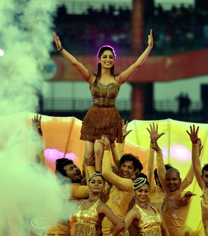 The crowd was so hyped with her presence on the stage that they cheered her performance throughout, greeting her with even louder cheers and claps at the end of the excitement filled evening. The actress is still basking in the success of her last film Kaabil and will soon be seen in Sarkar 3! Sarkar 3,Kaabil,Kaabil actress,Yami Gautam,Yami Gautam at IPL,Yami Gautam at IPL opening ceremony,IPL opening ceremony,IPL opening ceremony 2017,Yami Gautam pics,Yami Gautam images,Yami Gautam stills,Yami Gautam pictures,Yami Gautam photos