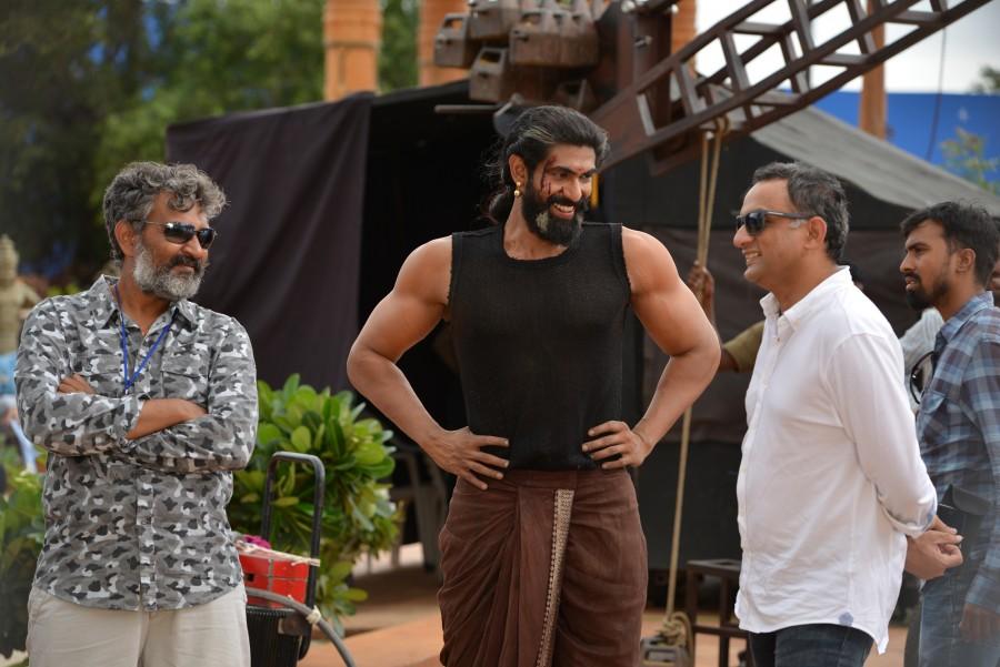 Baahubali: The Conclusion is an upcoming Telugu movie directed by SS Rajamouli and produced by Shobu Yarlagadda and Prasad Devineni. Starring Prabhas, Anushka Shetty, Rana Daggubati, Ramya Krishnan, Nassar and Sathyaraj in the lead role. Prabhas,Anushka Shetty,Rana Daggubati,Ramya Krishnan,SS Rajamouli,Baahubali 2,Baahubali 2 working stills,Baahubali 2 working pics,Baahubali 2 working images,Baahubali 2 working pictures,Baahubali 2 working photos