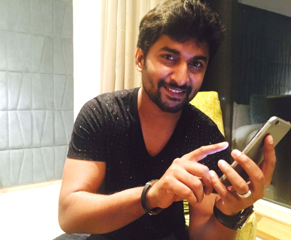 Natural Star Nani launched director Indraganti Mohana Krishna's new film Ami Thumi teaser today. Teaser opened to unique positive response from audience and the team is thrilled by this positive reception. Nani,actor Nani,Nani launches Ami Thumi Teaser,Ami Thumi Teaser,Ami Thumi,Ami Thumi teaser launch,Ami Thumi teaser launch pics,Ami Thumi teaser launch images,Ami Thumi teaser launch stills,Ami Thumi teaser launch pictures,Ami Thumi teaser launch phoots