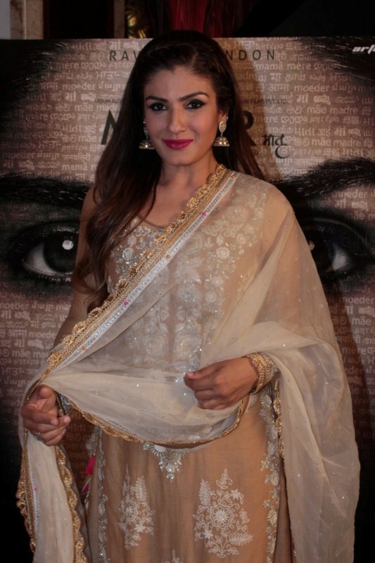 Bollywood actress Raveena Tandon spotted during the press conference of film "Maatr" in Mumbai on April 17, 2017. Raveena Tandon,Maatr film Press conference,Maatr,Raveena Tandon pics,raveena tandon maatr,Raveena Tandon images,Raveena Tandon stills,Raveena Tandon pictures,Raveena Tandon photos