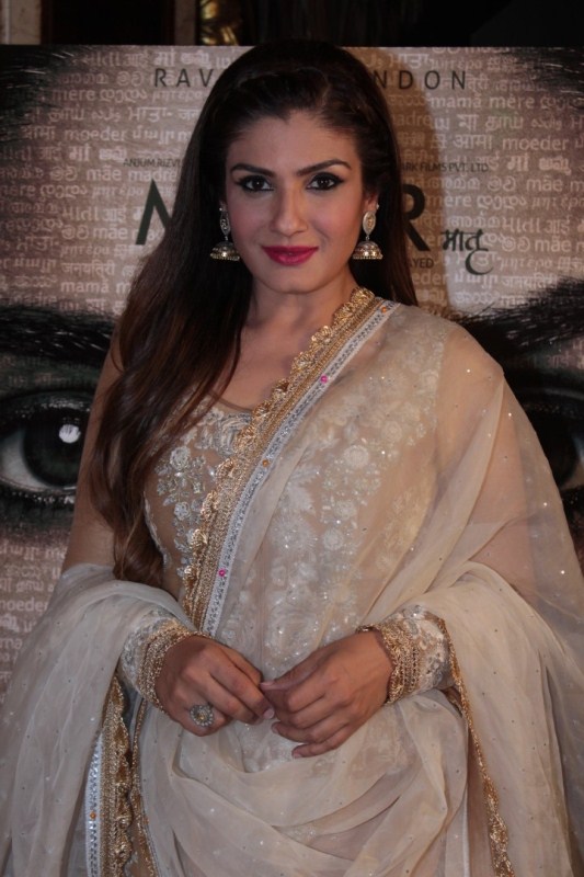 Bollywood actress Raveena Tandon spotted during the press conference of film "Maatr" in Mumbai on April 17, 2017. Raveena Tandon,Maatr film Press conference,Maatr,Raveena Tandon pics,raveena tandon maatr,Raveena Tandon images,Raveena Tandon stills,Raveena Tandon pictures,Raveena Tandon photos