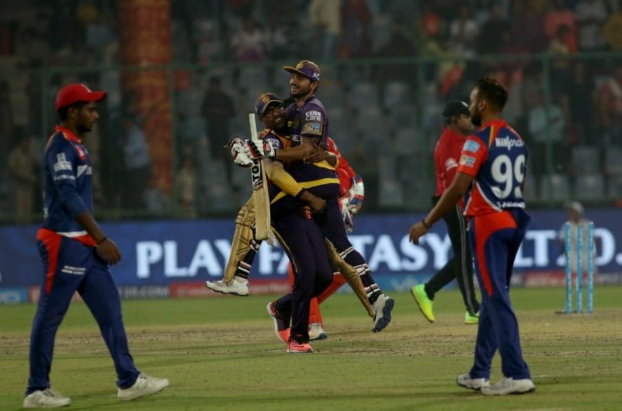 The 34-year-old Pathan brought up his first half century of this year's IPL in style by dispatching Zaheer for a flat six over long on while completing the 100-run stand off 66 deliveries. Pandey, at the other end, played the perfect second fiddle, by hitting the occasional boundaries to get to his half century off 37 balls. Just when the match seemed to be slipping out of Delhi's hands, South African all-rounder Chris Morris provided some respite to the capacity crowd at the Kotla with the wicket of the dangerous Pathan. Pathan, who had by now faced 39 deliveries and struck six boundaries and two maximums, got a leading edge off a quick delivery from Morris, who took it on his own follow through. Kolkata Knight Riders,Manish Pandey,Yusuf Pathan,Delhi Daredevils,Indian Premier League,Indian Premier League 2017,IPL,IPL 2017,Feroz Shah Kotla