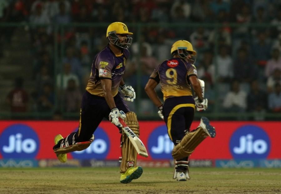 The fall of Pathan, brought in Suryakumar Yadav (7), who chipped in with a 21-run fifth wicket stand with Pandey before Cummins dismissed him on the penultimate ball of his fourth over. In the end, Pandey kept his cool, striking four boundaries and three sixes to help the visitors get over the line. Earlier, promising wicketkeeper-batsman Rishabh Pant's late surge helped Delhi Daredevils reach 168/7 as the hosts squandered a promising start by the openers after electing to bat. Delhi rushed to a 50-run opening stand in just 4.4 overs with the opening duo of Sanju Samson (39) and Sam Billings (21) sending the KKR bowlers on a leather hunt. Kolkata Knight Riders,Manish Pandey,Yusuf Pathan,Delhi Daredevils,Indian Premier League,Indian Premier League 2017,IPL,IPL 2017,Feroz Shah Kotla
