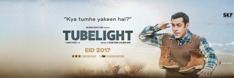 After blockbusters like "Bajrangi Bhaijaan" and "Ek Tha Tiger", "Tubelight" is Salman and Kabir's third film together. Slated to release on Eid, "Tubelight" also features Salman's younger brother Sohail Khan and Chinese star Zhu Zhu. The film also has a special appearance by Bollywood superstar Shah Rukh Khan. Salman Khan,Tubelight,salman khan tubelight,Tubelight first look,Tubelight first look poster,Tubelight poster,Tubelight movie poster,tubelight salman khan,kabir khan tubelight,Salman Khan new movie,Salman Khan pics,Salman Khan images,Salman Khan stills,S