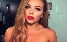 Little Mix's Jesy Nelson flaunts her extreme cleavage.