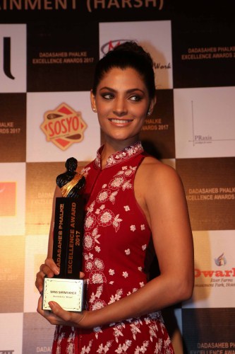 Bollywood actress Saiyammi Kher spotted during Dadasaheb Phalke Excellence Awards 2017, in Mumbai on April 21, 2017. Saiyammi Kher,actress Saiyammi Kher,Dadasaheb Phalke Excellence Awards 2017,Dadasaheb Phalke Excellence Awards,Dadasaheb Phalke Excellence 2017,Dadasaheb Phalke,Saiyammi Kher pics,Saiyammi Kher images,Saiyammi Kher stills,Saiyammi Kher pictures