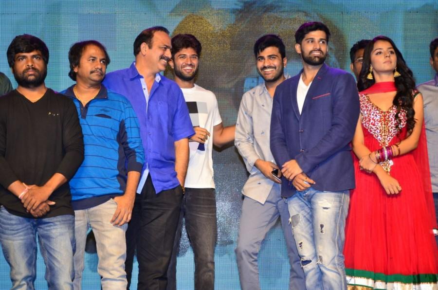 Telugu movie Venkatapuram audio launch event held at Hyderabad. Celebs like Rahul Dayakiran, Mahima Makwana, Vijay Devarakonda, Rahul Ravindran, G Laxma Reddy, Sharwanand, Venu Madikanti, Shreyas Srinivas, Phanikumar, Achu Rajamani, Sridhar Lagadapati, Maruthi graced the event. Venkatapuram audio launch,Venkatapuram audio,Rahul Dayakiran,Mahima Makwana,Vijay Devarakonda,Rahul Ravindran,G Laxma Reddy,Sharwanand,Venu Madikanti,Shreyas Srinivas,Venkatapuram audio launch pics,Venkatapuram audio launch images,Venkatapuram audio launc