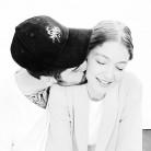 Gigi Hadid and Zayn Malik share a sweet kiss to celebrate her birthday.