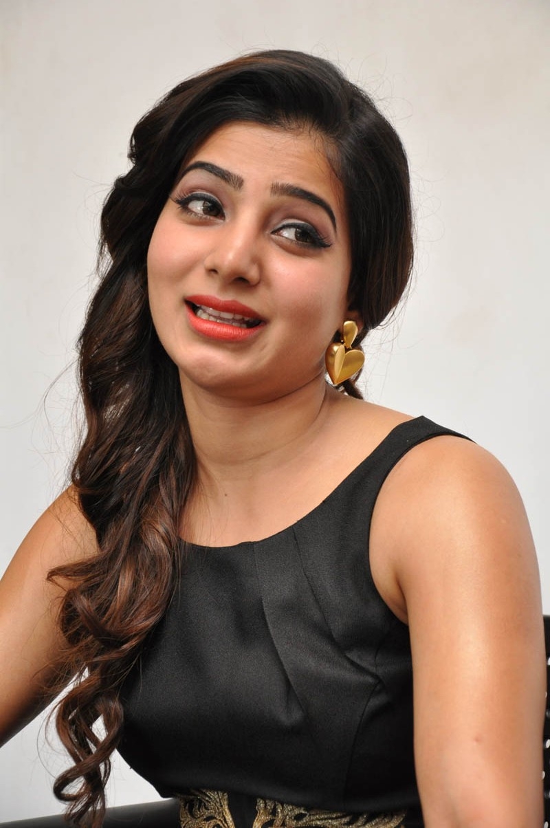 S/o Satya Murthy Movie Press Meet photo Samantha At S/o Satya Murthy Movie Press Meet Pictures,Samantha At S/o Satya Murthy Press Meet Photos,Samantha Press Meet Photos