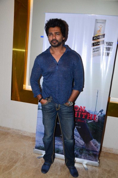 Nikhil Dwivedi during the screening of Punjabi short film Khoon Aali Chithi in Mumbai on April 24, 2017. Khoon Aali Chithi,Khoon Aali Chithi special Screening,Achint Kaur,Akriti Kakkar,Meiyang Chang,Nikhil Dwivedi,Nora Fatehi