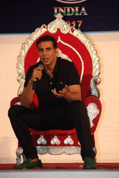 Bollywood actor Akshay Kumar spotted during the launch of Insurance Scheme for stunt performers, in Mumbai on April 24, 2017. Akshay Kumar,Insurance Scheme for Stunt Performers,actor Akshay Kumar,Akshay Kumar pics,Akshay Kumar images,Akshay Kumar stills,Akshay Kumar pictures,Akshay Kumar photos,Akshay Kumar new pics,Akshay Kumar new images,Akshay Kumar new stills