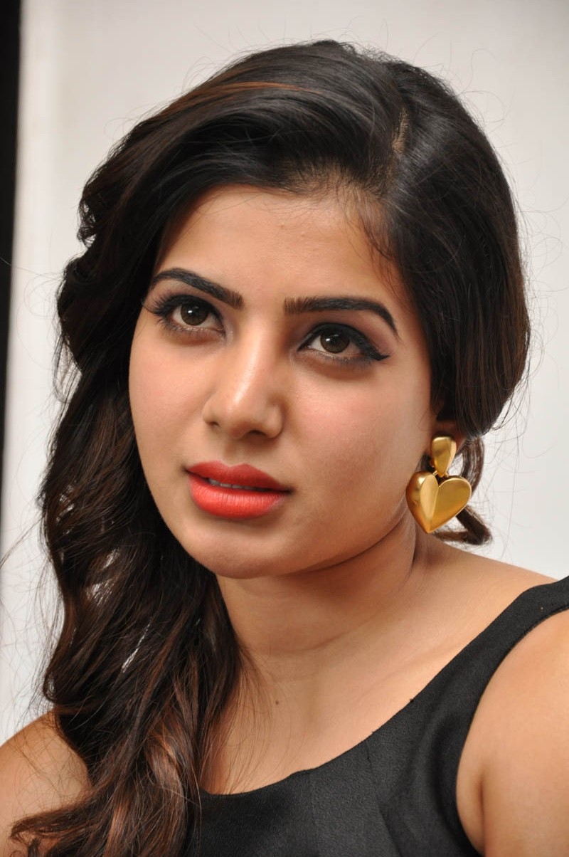 Samantha's S/o Satya Murthy Press Meet Pictures Samantha At S/o Satya Murthy Movie Press Meet Pictures,Samantha At S/o Satya Murthy Press Meet Photos,Samantha Press Meet Photos