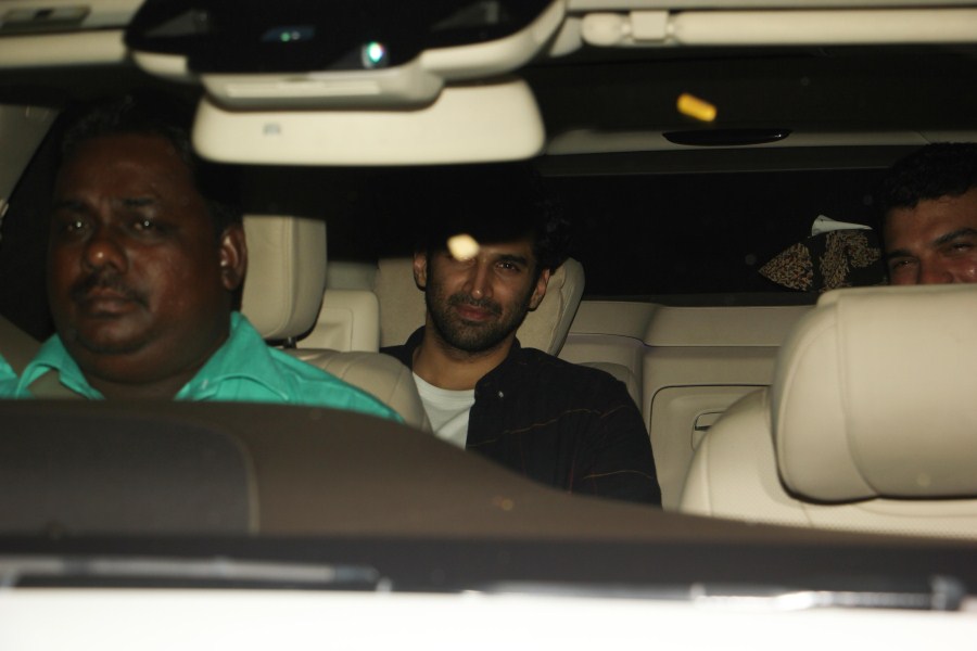 Bollywood Actress Priyanka Chopra hosts bash up for B-Town friends after return from USA in her Residence in Mumbai on April 24, 2017. Celebs like Arpita Khan Sharma with her husband Aayush Sharma, Aditya Roy Kapur, Arjun Kapoor, Karan Johar, Sidharth Malhotra, Alia Bhatt, Sonali Bendre among others. Priyanka Chopra,Arpita Khan Sharma,Aayush Sharma,Aditya Roy Kapur,Arjun Kapoor,Karan Johar,Sidharth Malhotra,Alia Bhatt,Sonali Bendre