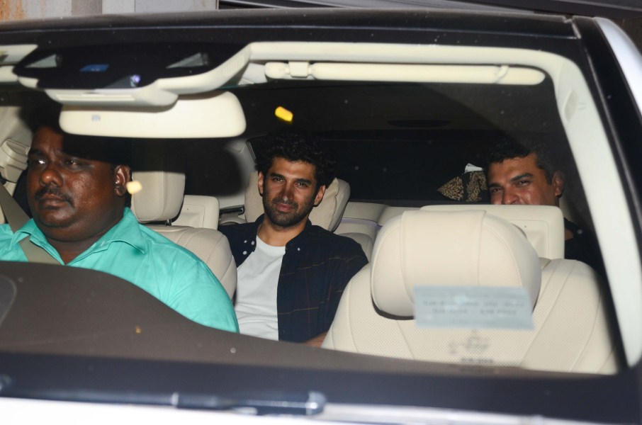 Bollywood Actress Priyanka Chopra hosts bash up for B-Town friends after return from USA in her Residence in Mumbai on April 24, 2017. Celebs like Arpita Khan Sharma with her husband Aayush Sharma, Aditya Roy Kapur, Arjun Kapoor, Karan Johar, Sidharth Malhotra, Alia Bhatt, Sonali Bendre among others. Priyanka Chopra,Arpita Khan Sharma,Aayush Sharma,Aditya Roy Kapur,Arjun Kapoor,Karan Johar,Sidharth Malhotra,Alia Bhatt,Sonali Bendre