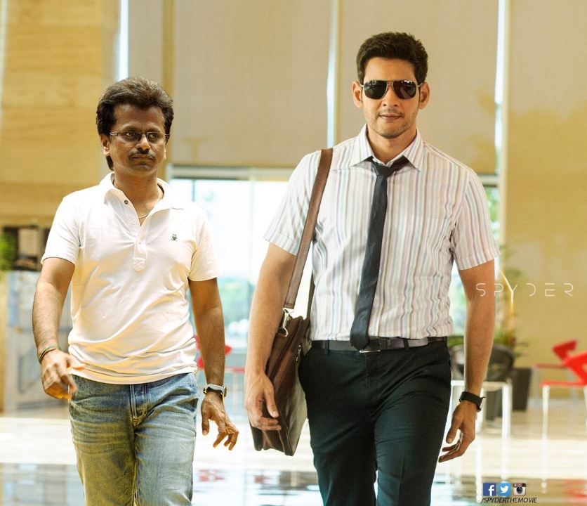 Spyder is an upcoming Telugu spy thriller film written and directed by AR Murugadoss. Starring Mahesh Babu and Rakul Preet Singh in the lead role. Mahesh Babu,actor Mahesh Babu,Spyder working stills,Spyder movie working stills,Spyder working pics,Spyder working images,Spyder working pictures,telugu movie Spyder,Rakul Preet Singh